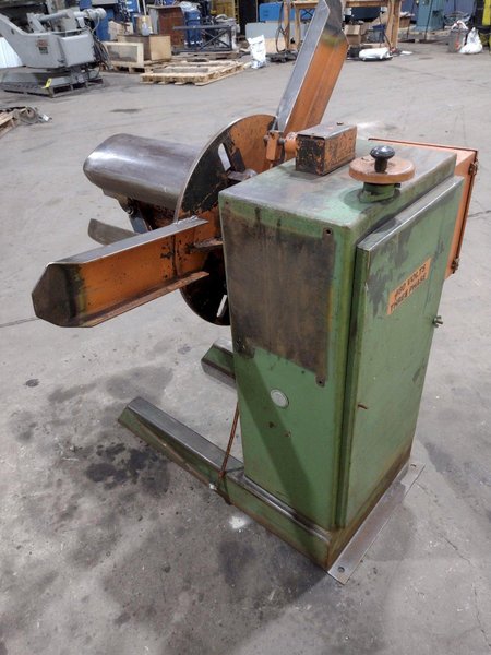 2,500  LB X 20&quot; AMERICAN  MODEL #60 MOTORIZED COIL REEL UNCOILER: STOCK #19544