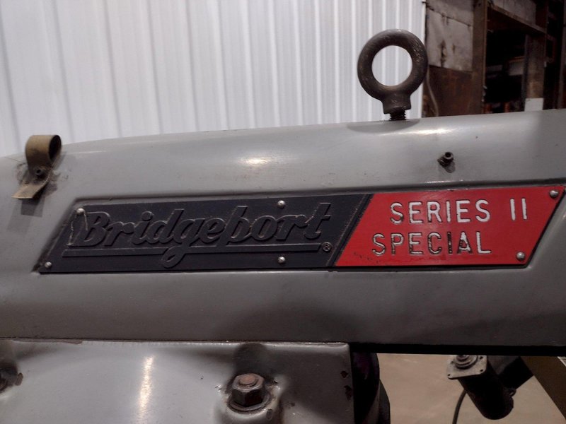 2 HP BRIDGEPORT SERIES II SPECIAL RAM TYPE VERTICAL MILL: STOCK #19945
