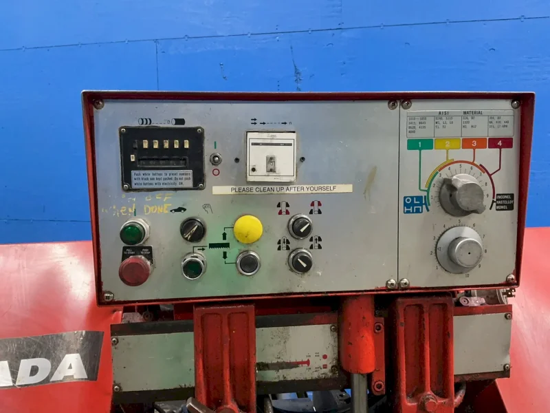 AMADA 10”X18” HORIZONTAL BAND SAW  -  HA250W