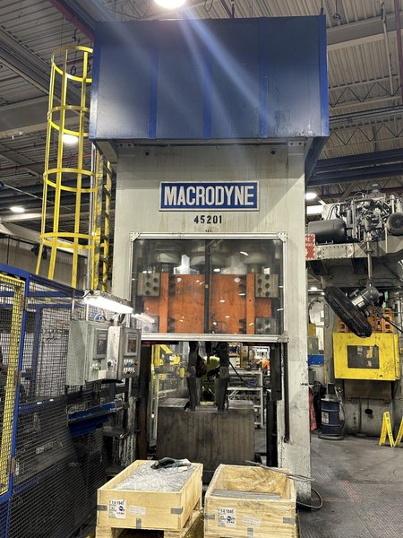 2013 - 800 TON MACRODYNE PRESS &amp; BILLET HEATING INDUCTION SERVICES FORGING SYSTEM: STOCK #20205