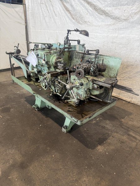 WARNER &amp; SWASEY NO.3 TURRET LATHE WITH TAPER ATTACHMENT. STOCK # 0874326