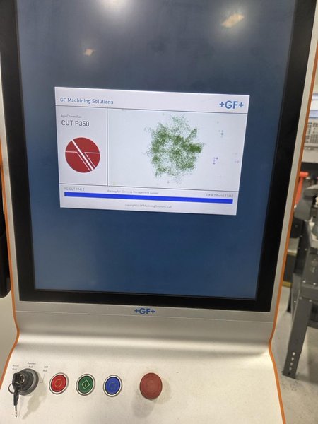 Agie Charmilles Cut P 350 Wire EDM, 2021 – 60Hz, Big Spool, Chopper, Chiller