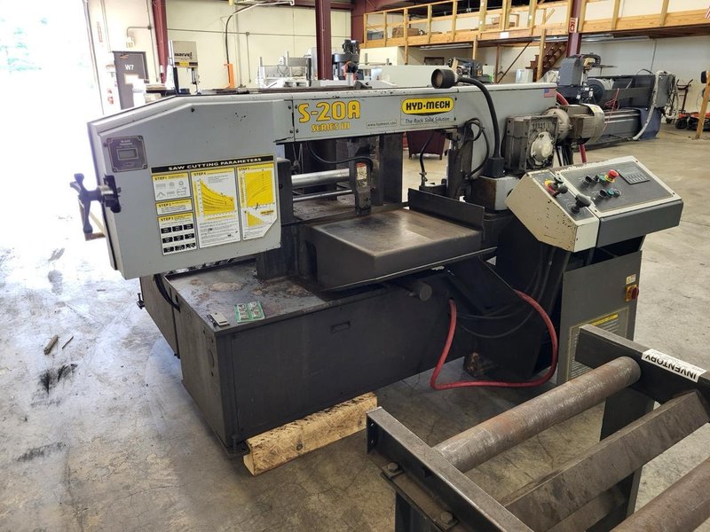 13″ X 18″ HYD-MECH S-20A Series III Automatic Horizontal Bandsaw, 2008