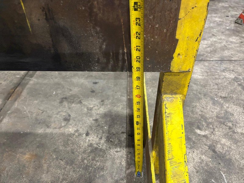 10,000 LBS x 24&quot; TO 80&quot; WIDE CALDWELL MODEL MODEL #TSL-10-72-24-16 CRANE SHEET LIFTER 2005: YOBRO #24529