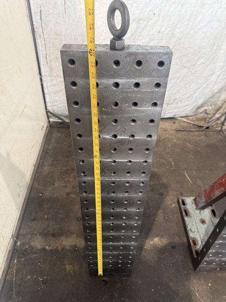 10" WIDE X 48" TALL X 20" DEEP DRILLED AND TAPPED ANGLE PLATE SET. STOCK # 0222726