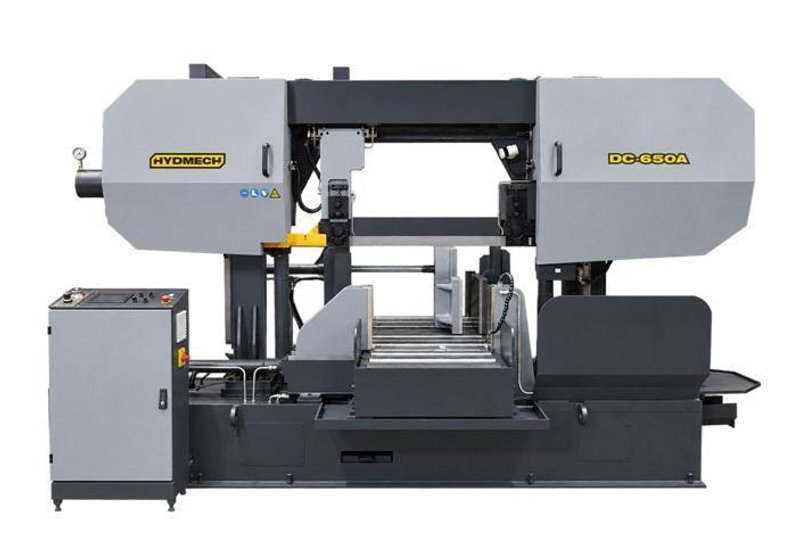 NEW 26" x 26" HYDMECH MODEL DC-650A  AUTOMATIC DUAL POST BAND SAW