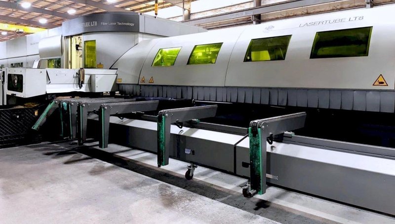 2015 BLM LT8 2D FIBER TUBE LASER 8" X .394": YOBRO 25043