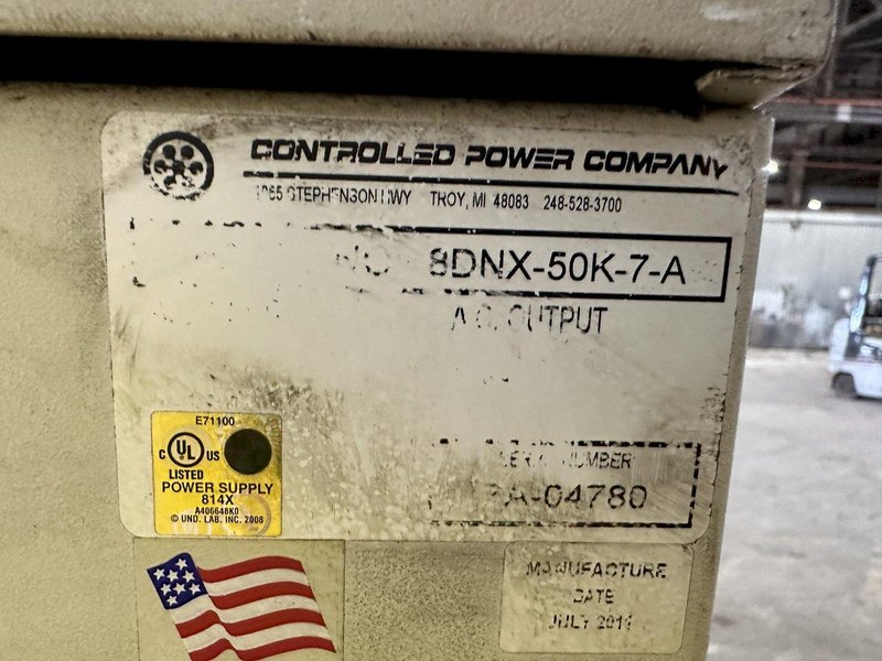 50 KVA CONTROLLED POWER COMPANY MODEL #8DNX-50K-7-A POWER VOLTAGE REGULATOR: STOCK #19843