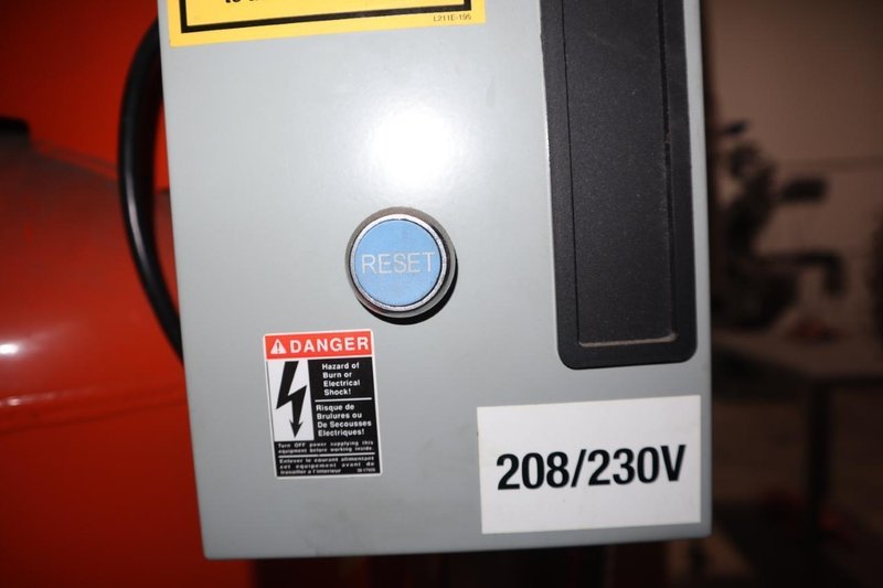 C&#039;Aire 7.5 HP Piston Type Air Compressor, Tw0-Stage with Vertical Air Tank- Auction Item