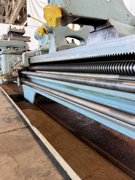 36" X 168" NILES N6/4000 HEAVY DUTY ENGINE LATHE. STOCK #1215225