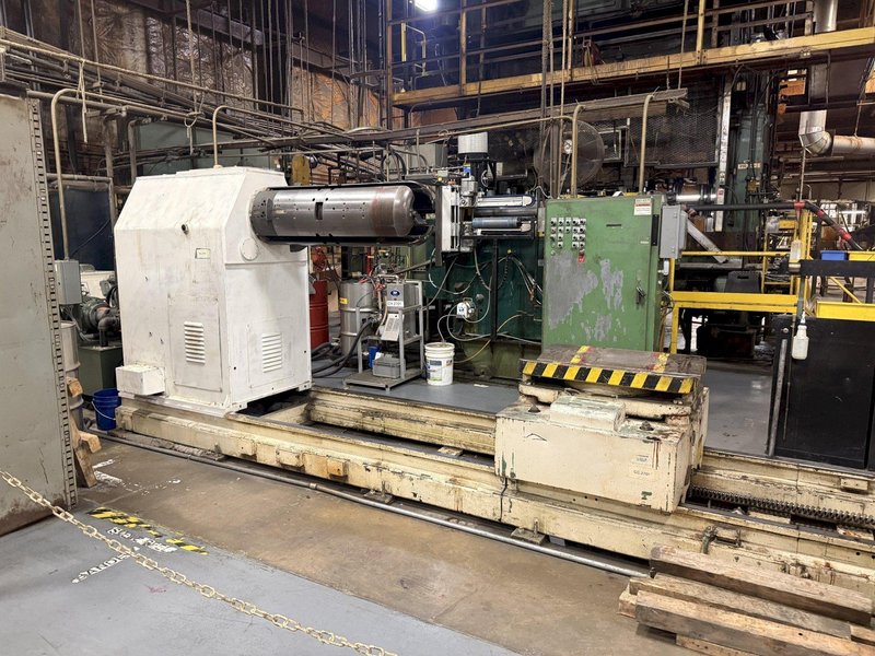 20,000 LBS X 36" LITTELL MODEL #200-36 COIL REEL UNCOILER &amp; CAR: YOBRO #26034