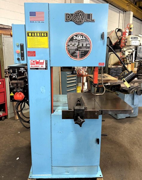 20" DoAll Vertical Band Saw 2013-V, 13" Under Guide, 55-2200 FPM, 26" x 26" Tbl., Clean