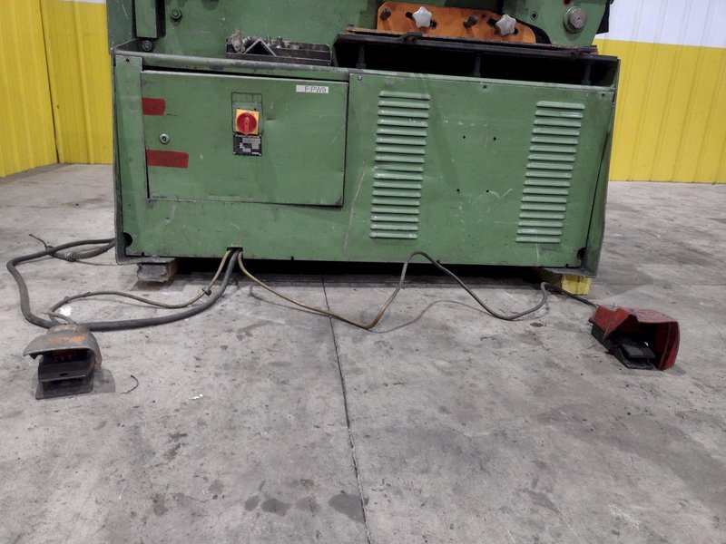 66 TON PEDDINGHAUS MODEL #66/110 PEDDIMASTER HYDRAULIC IRONWORKER: STOCK 22239