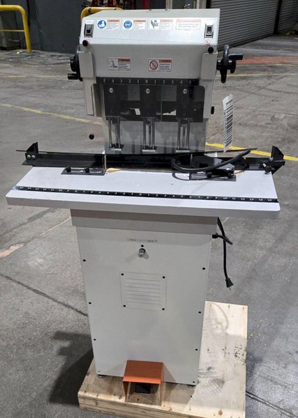 LASSCO WIZER FMMH-3.1 3 SPINDLE PAPER DRILL PRESS USED