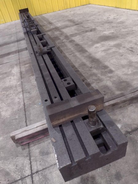 18&#039; LONG T-SLOTTED RAIL DIE PLATE: STOCK #24011