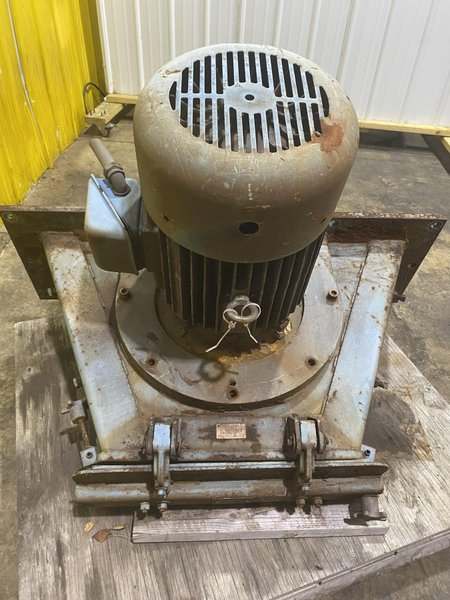 25 HP PANGBORN ROTOBLAST SHOT BLAST WHEEL WITH TOSHIBA MOTOR, 3 AVAILABLE: STOCK #14561