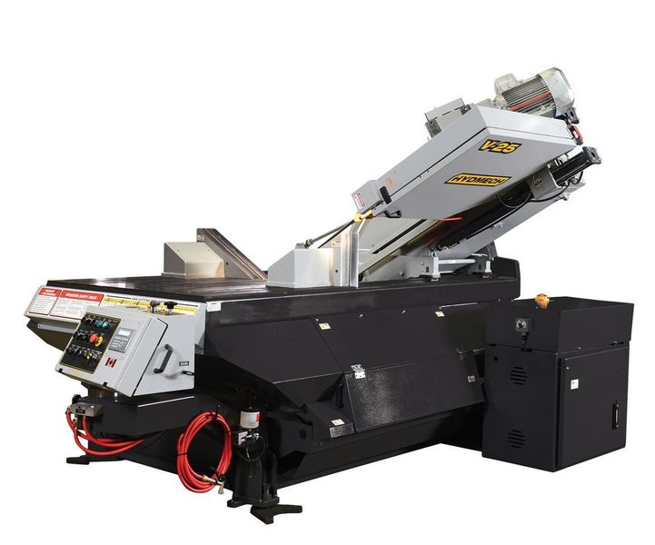 NEW - 30"H x 25"W HYD-MECH V-25 SEMI-AUTOMATIC VERTICAL TILT FRAME BAND SAW