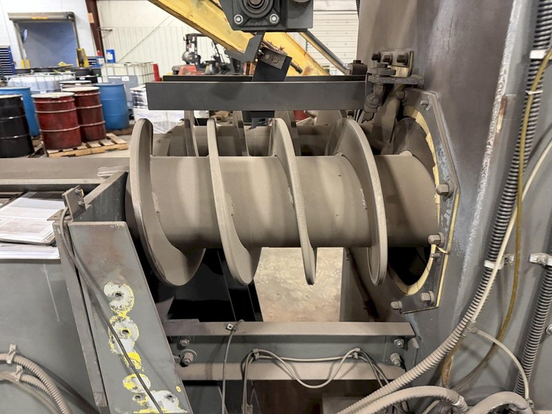 PANGBORN ES-1845 SCREW TYPE AXILE/SHAFT 25 HP SHOT BLAST MACHINE. STOCK # 0223926