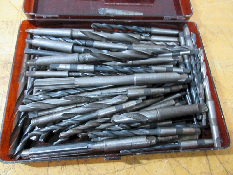 Case Of HSS Drills &amp; Reamers - Mostly Morse Taper No.1 - No.2- Auction Item