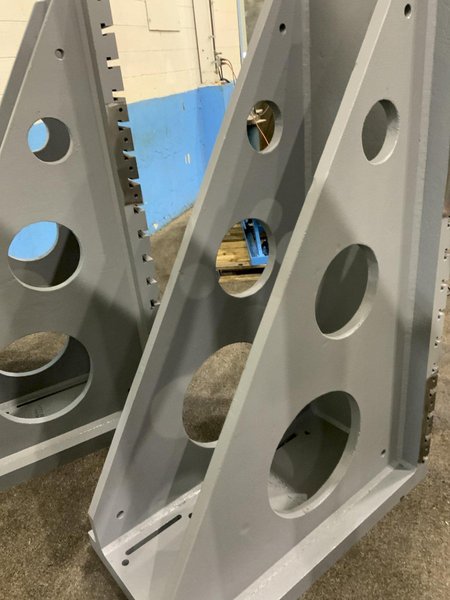 1 SET OF 24" X 72" GIDDING &amp; LEWIS T SLOTTED ANGLE PLATES: STOCK #80792