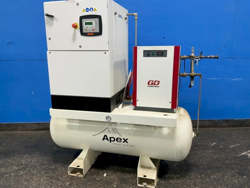 GARDNER DENVER 3/60/460 AIR COMPRESSOR WITH AIR DRYER  -  APEX5-15A