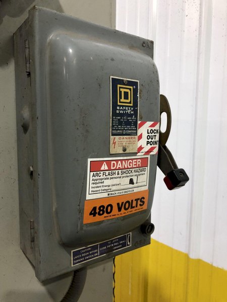 50 TON CONWAY MODEL B-50-BHD HYDRAULIC C FRAME PRESS: STOCK 17265