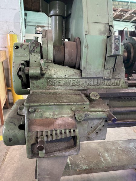 16" x 36" Greaves-Klusman Lathe, Chucks, S.R., Low Price