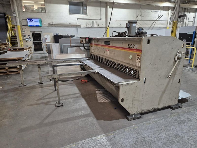 1/4” x 10’ Accurshear 625010 Hydraulic Shear, 1999