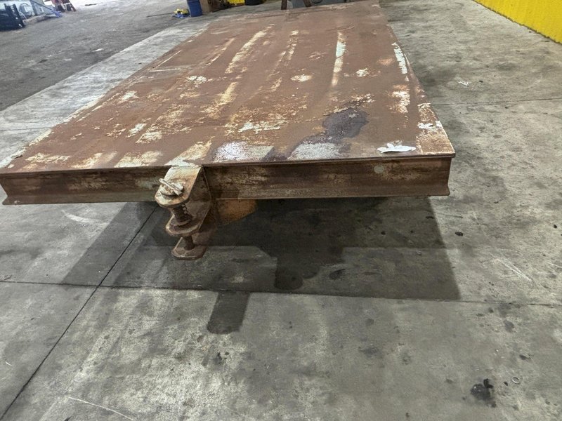 20,000 LBS (10 TON) x 120&quot; x 60&quot; STEEL WITH HARD TIRE TRANSFER CART CAR: STOCK #23237