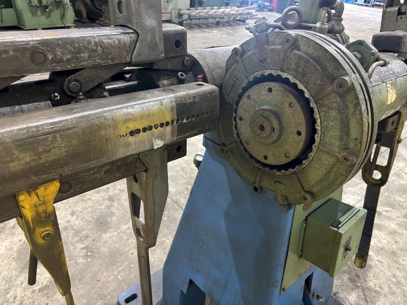 2,000 LBS X 12&quot; LITTELL MODEL #20-12 DOUBLE END PULL OFF UNCOILER COIL REEL: STOCK #23716