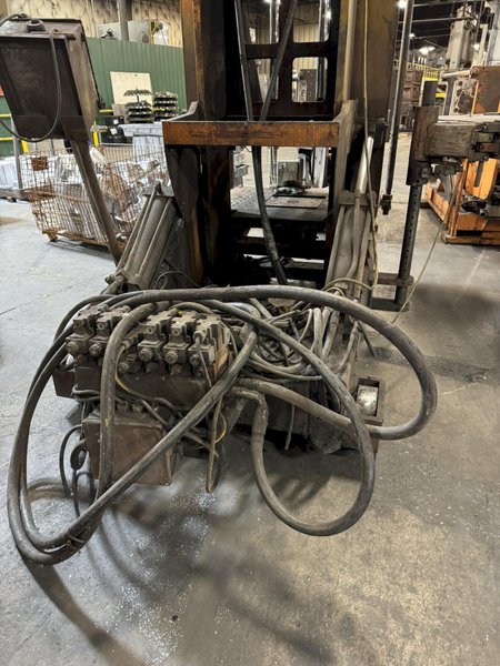 Hall model 3Hsx molding machine 36x46 front platen, 32&quot; x 46&quot; rear platen, front ejection, controls and tie bars, casting catcher, no hydraulics
