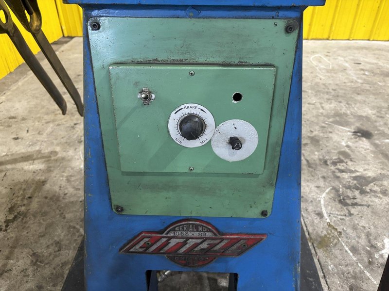 2,000 LBS X 12&quot; LITTELL MODEL #20-12 DOUBLE END PULL OFF UNCOILER COIL REEL: STOCK #23712