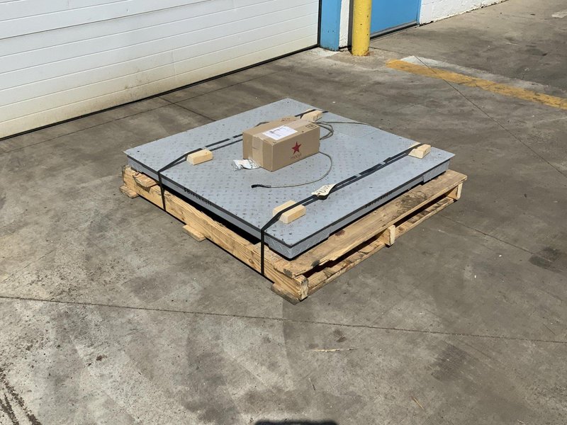 10,000-LB BRECKNELL MODEL DSB4848-10 48" X 48" DIGITAL PLATFORM SCALE: STOCK #81009