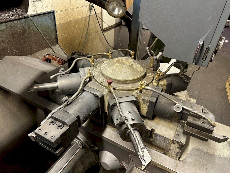 MAZAK POWERMASTER PMNX-1600 HOLLOW SPINDLE CNC TURRET LATHE. STOCK # 0207223