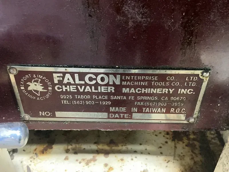 FALCON CHEVALIER MACHINERY INC. 12”X23.5” TABLE SURFACE GRINDER  -  FSG-1228AD