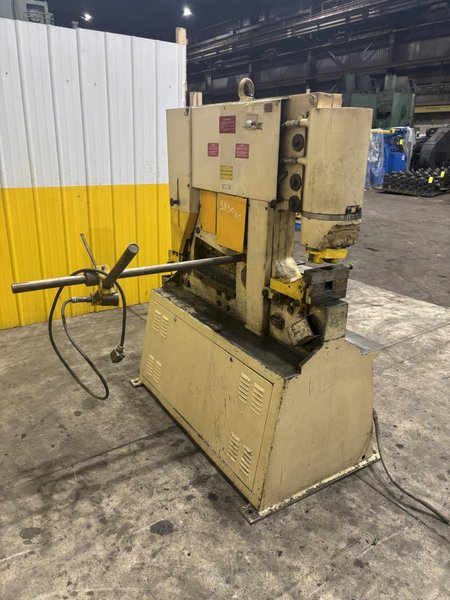 70 TON GEKA MODEL #HYDRCROP HYD-70 HYDRAULIC IRONWORKER: STOCK #22762