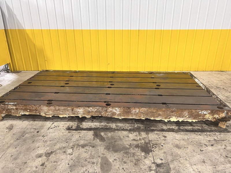 6&#039; X 12&#039; BAY CAST T-SLOT STEEL FLOOR PLATE: STOCK #21667