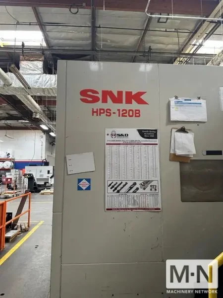 SNK HPS-120-B/5 CNC 5-Axis Horizontal Machining Center, 2008