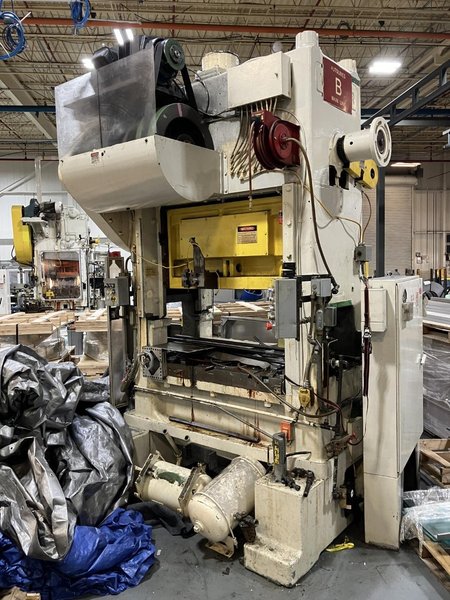100 ton Minster Press Model P2-100-48 &quot;Piece-Maker&quot; High Speed Mechanical Metal Stamping Press For Sale, Recondition in Process!