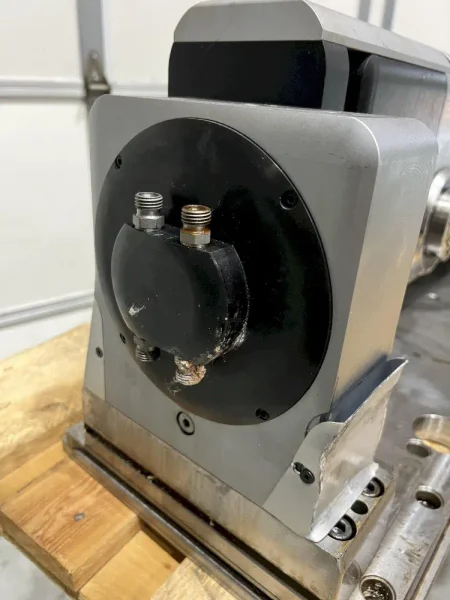 PL LEHMANN combiFlex 4th-5th Axis Dual Rotary Table Fanuc Motor Chirone T2-51052