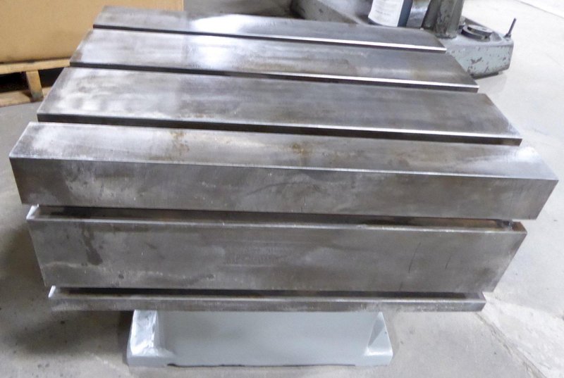 Box Drill Table, 18&quot; x 24&quot; Top (3) T-Slots, 10&quot; x 24&quot; Side (2) T-slots, 18&quot;H, New-Never Used, (3) Available