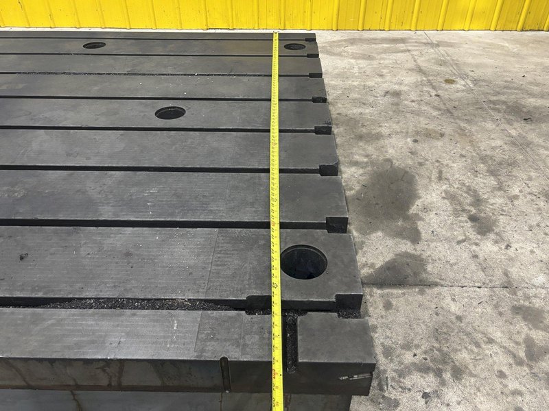 78&quot; X 216.5&quot; &#039; BAY CAST T-SLOTTED CAST LAYOUT FLOOR PLATE: STOCK  #22064