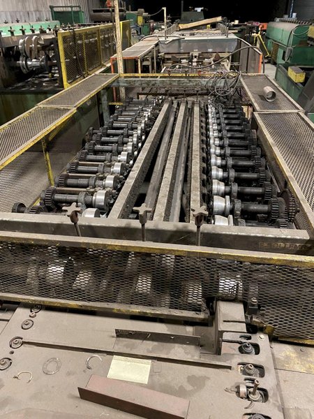 10 STAND X 3.5&quot; ARBOR X 42&quot; BRADBURY RAFTED STANDING SEAM 360/ STANDING SEAM PANEL II ROLLFORMER: STOCK #16967