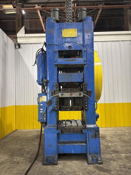 600 TON MINSTER MODEL #90-600 KNUCKLE JOINT PRESS 4.5&quot; STROKE: STOCK #23669