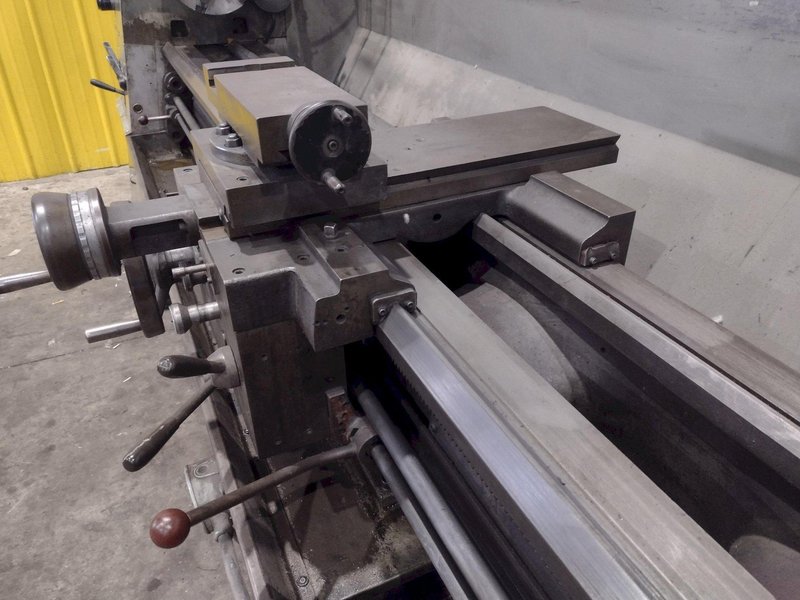21" x 120" CLAUSING COLCHESTER MODEL #21 ENGINE LATHE 3.5" SPINDLE HOLE: YOBRO #24560