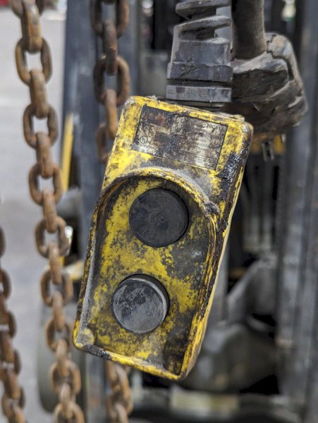 2-TON C&amp;M ELECTRIC HOIST 110V SINGLE PHASE: STOCK #19861