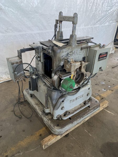 12 TON TISHKEN CUT OFF PRESS. STOCK  # 0257624