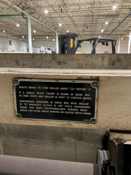 CINCINNATI 1810G SHEAR USED