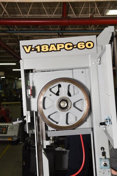 NEW - 18"H x 22"W HYD-MECH V-18APC-60 AUTOMATIC VERTICAL TILT FRAME BAND SAW