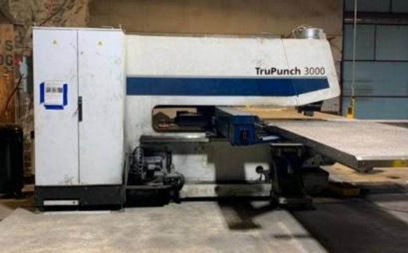 20 Ton Trumpf TruPunch 3000 CNC Turret Punch, 2011 – Parts &amp; Tooling Pictured Included
